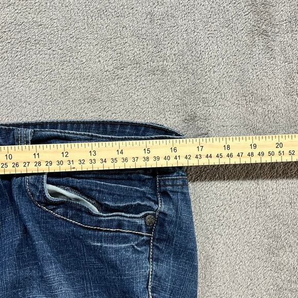 Lei Jeans Junior 13 Jort Blue Embroidered Back Pocket Denim‎ - Picture 5 of 7